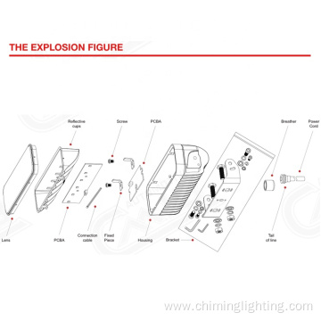 1840lm spot beam led light bar for atv